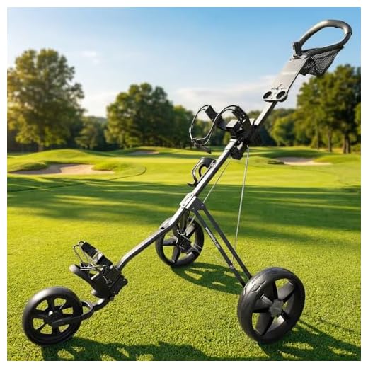 YMDXONE Y-S Golf trolley 3 Wheel for Adult and Junior Golf Push Cart