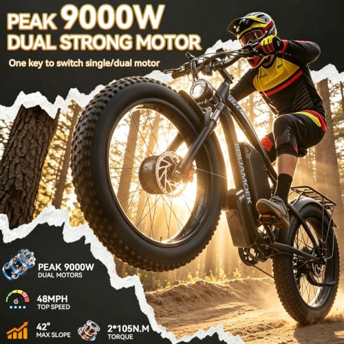 9000W Dual-Motor Long-Range Ebike