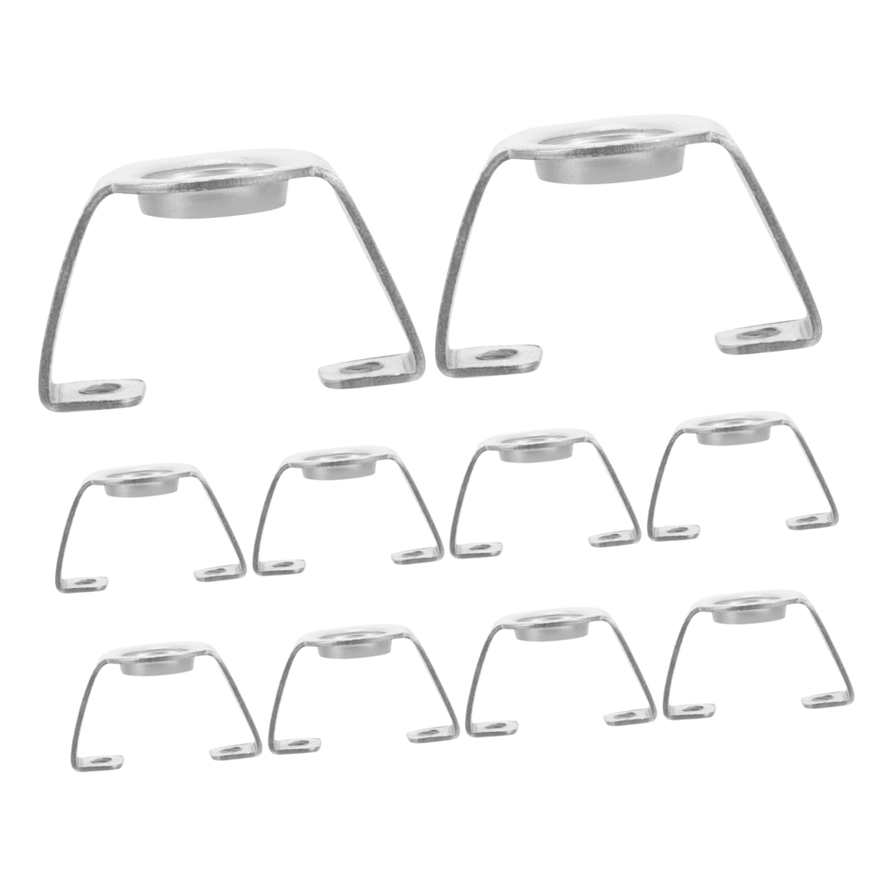 Lampenkopf Ersatzhalterung 20 Stück Eisen 9mm Silber für Reparatur