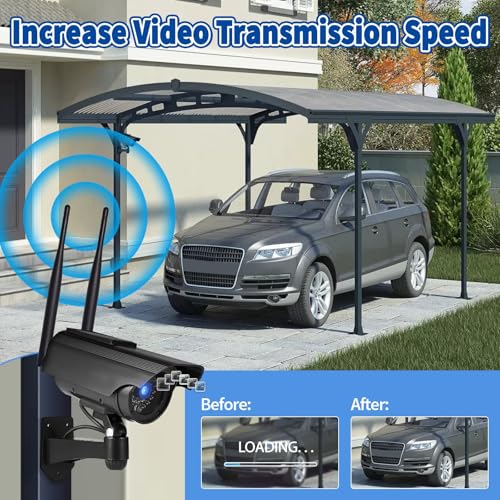 image for Bingfu Dual Band WiFi 2.4GHz 5GHz 5.8GHz 6dBi SMA Male Antenna (2-Pack