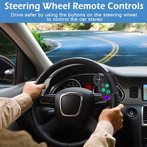 Double Din Car Stereo with 7 Inch Capacitive Touchscreen, Bluetooth Handsfree, 2 Din Car Audio Receiver FM Radio Player with Backup Camera, Phone Mirror-Link, Voice Assistant, Steering Wheel Control - Thumbnail 7