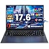 jumper Laptop de 17.6 pulgadas, Office 365 de 1 año, computadora portátil con 16 GB de RAM, SSD de 512 GB + 128 GB de almacenamiento, portátil Windows 11, procesador de cuatro núcleos, pantalla FHD