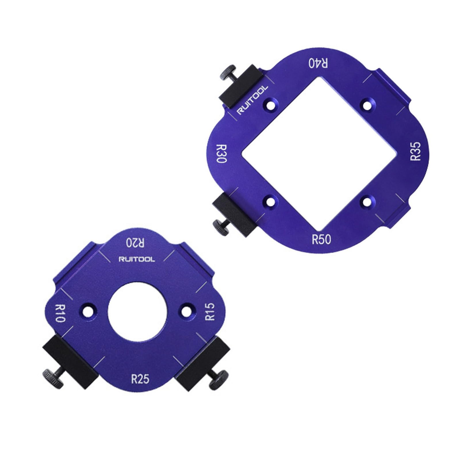 Practical Round Corner Jig Templates Aluminium Alloy Wood Panel Corner Corners Aluminium Alloy Tool Interior Decoration