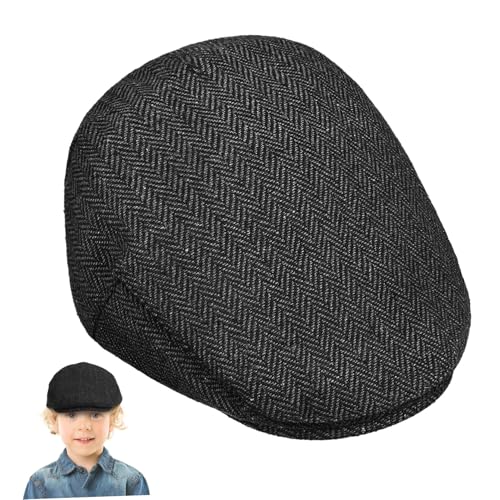 Boina vintage para niños que protege del frío con su lana suave y diseño clásico ajustable