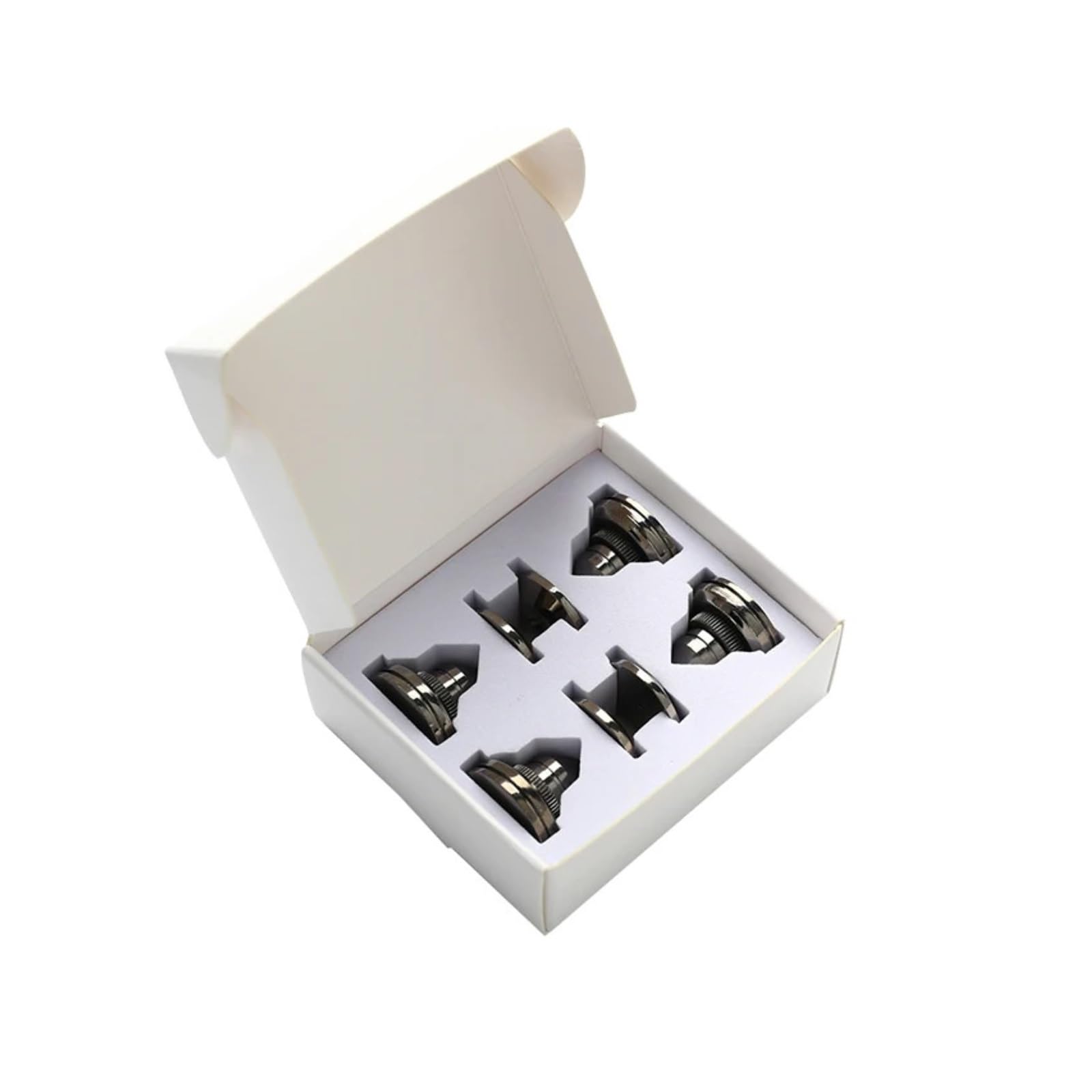 Inox SpeakerSpike 4 set di poggiapiedi for supporto for altoparlante | Chiodo del piede del pavimento del cono delle punte della scatola dell'altoparlante in rame(A1)