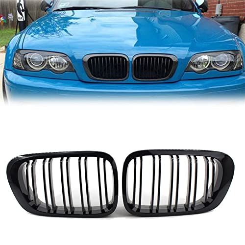 Parrilla frontal para BMW Serie 3 E46 de 2 puertas, modelos de 1999 a 2002 2