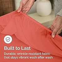 Vista 534 de King Fitted Bed Sheet - Bottom Single Fitted Sheet Only - Ultra-Soft Hotel Luxury Bedding w/ 8-16 Inch Deep Pockets - Breathable, Cooling & Wrinkle