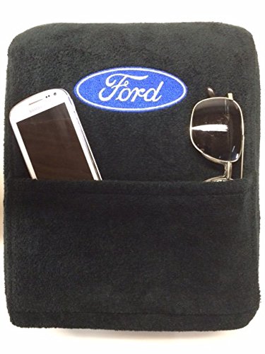 Seat Armour Custom Fit Console Cover With Embroidered Logo Compatible With Ford F150 Models With Jump Seat (Officially Licensed, Third Seats And Bench Seats),Black #TOP20