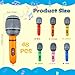 48 Pack Inflatable Microphones 9.8 Inch Blow up Microphone Bulk Pretend Inflatable Microphone Props Toys for 80s 90s Musical Concert Themed Cosplay Stage Party Role Play