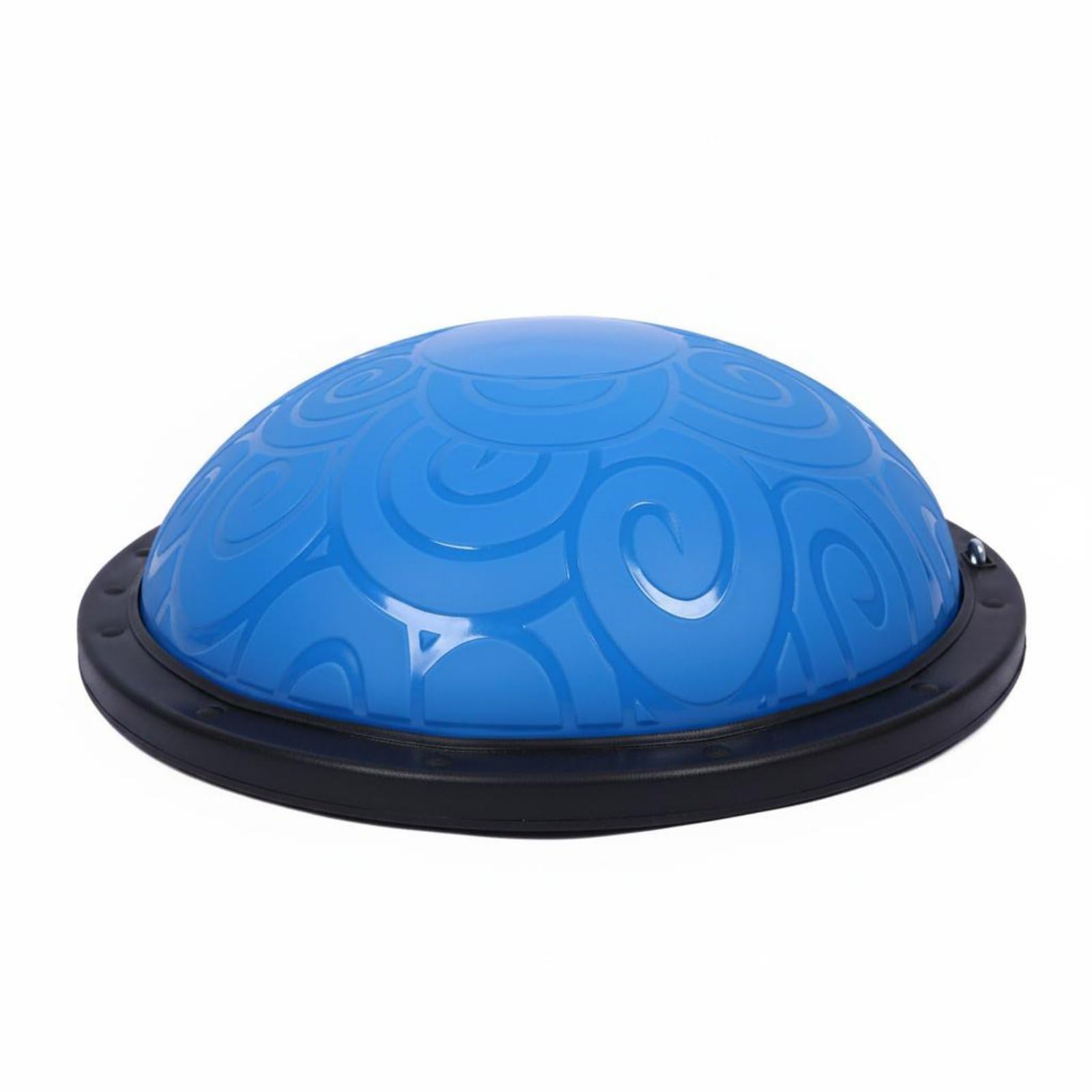 Antirupture-Resistant Half Balance Ball Non-Slip Surface Balance Half Ball Textured Design Stability Dome Coach Includes Pump for Teens, Home Workout, Gym, Blue-image-14