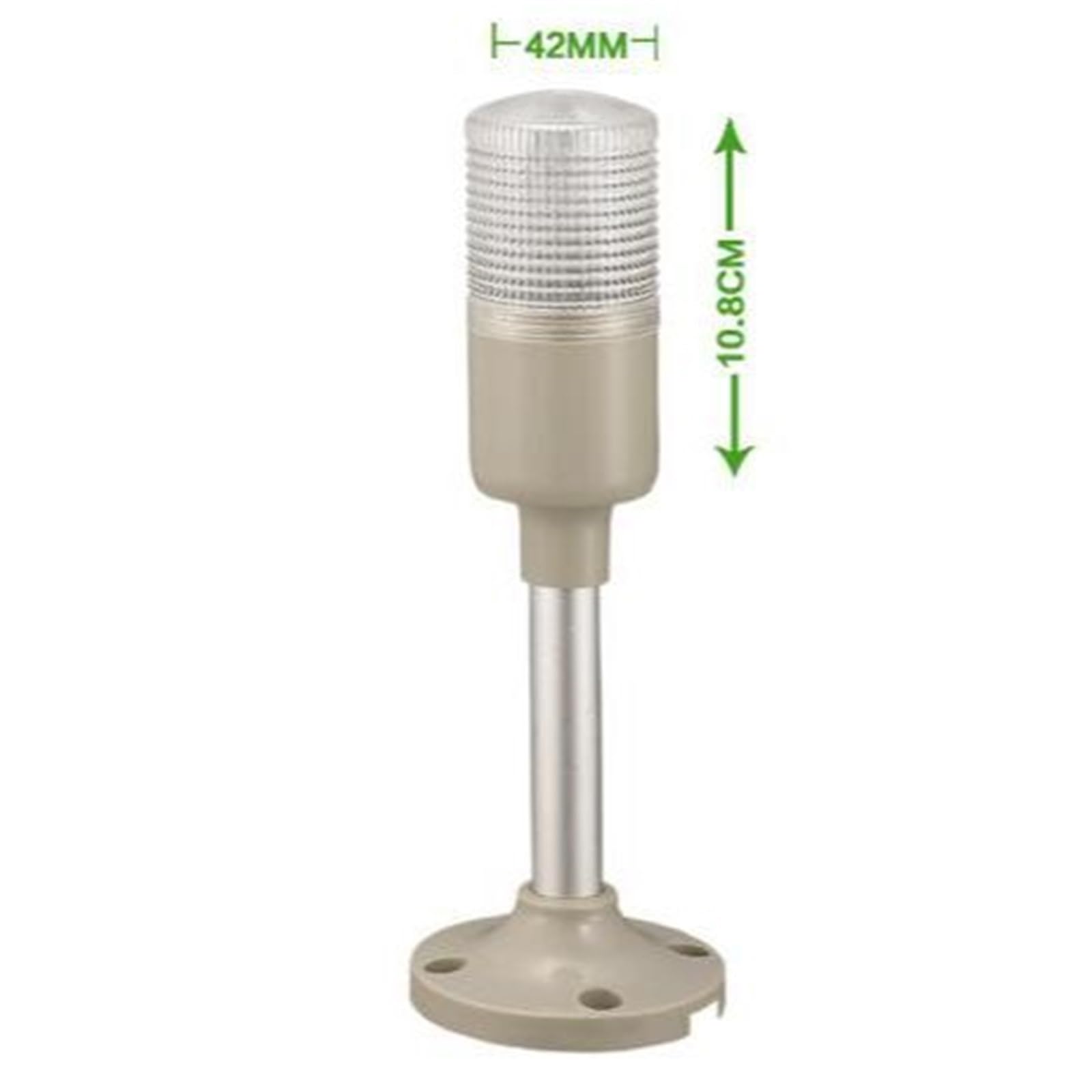 Luz de torre de señal combinada de tres colores de 42 mm(24V,No sound)