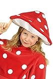 fliegenpilz hut kinder 100% Polyester Kostüm Zubehör Fliegenpilz Hut für Kinder zu Karneval Fasching