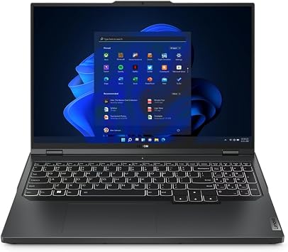 كمبيوتر محمول ليجن برو 5 - كور i7 -13700HX 16 l من لينوفو، شريحة الذكاء الاصطناعي: رسومات انفيديا جي فورس RTX 4060 8GB GDDR6، ذاكرة RAM DDR5 16GB، SSD 1TB، 16 بوصة WQXGA (2560x1600) IPS 500nits sRGB