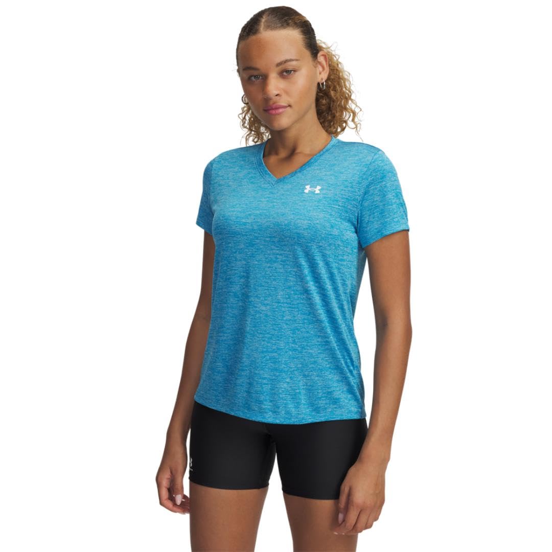 Under Armour Women's UA Tech™ Twist V-Neck Short Sleeve Tech SSV- Twist Mujer (Pack de 1) — view 118