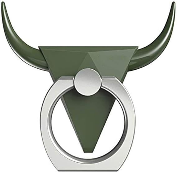 Amazon Co Jp 牛型 スマホリング バッファロー 薄型 ミリタリー おしゃれ Iphonexs Max Xr スタンド ホルダー フィンガーリング 360度回転 Favolic ファボリック グリーン 家電 カメラ