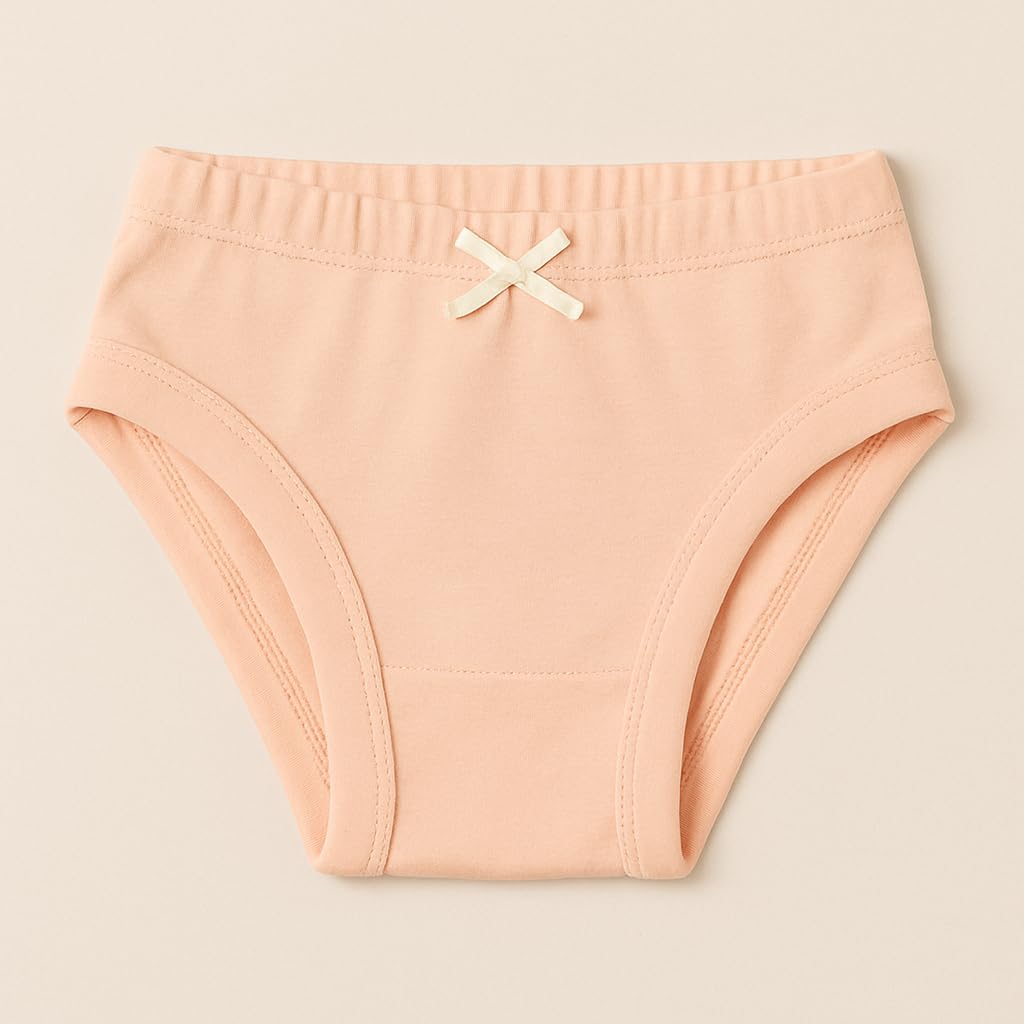 Adhigams Baby Girls Cotton Panties | Soft & Breathable Underwear | Skin-Friendly, Stretchable Elastic Waist | Comfortable for Babies & Toddlers 4