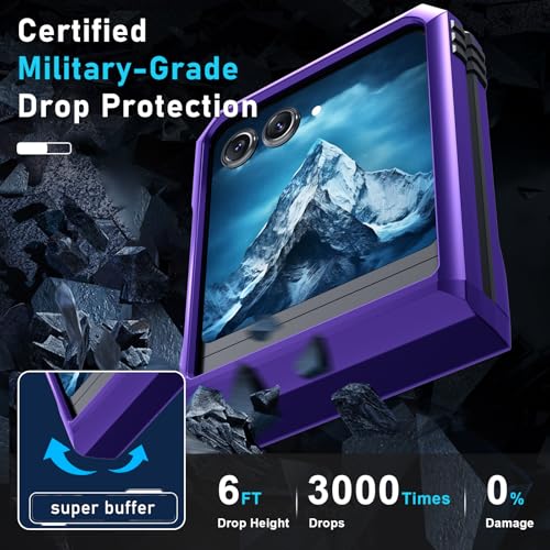 Janmitta JSTC MOTO RAZR 2024/RAZR+ 2024 PURPLE Compatible With Moto Razr 2024/Razr+ Plus 2024 Case thumb #4