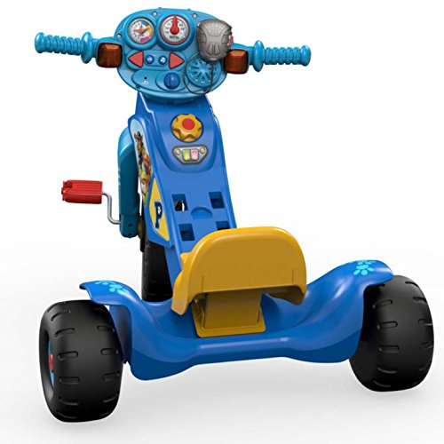 paw patrol lights and sounds trike