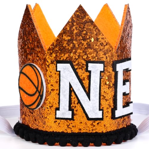 Basketball 1st Birthday Hat