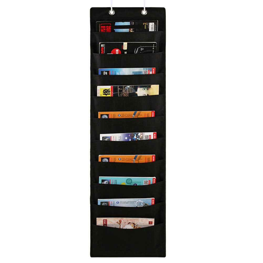 Amazon | La dream 書類収納 壁掛けポケット 10ポケット A4 布製 ドア