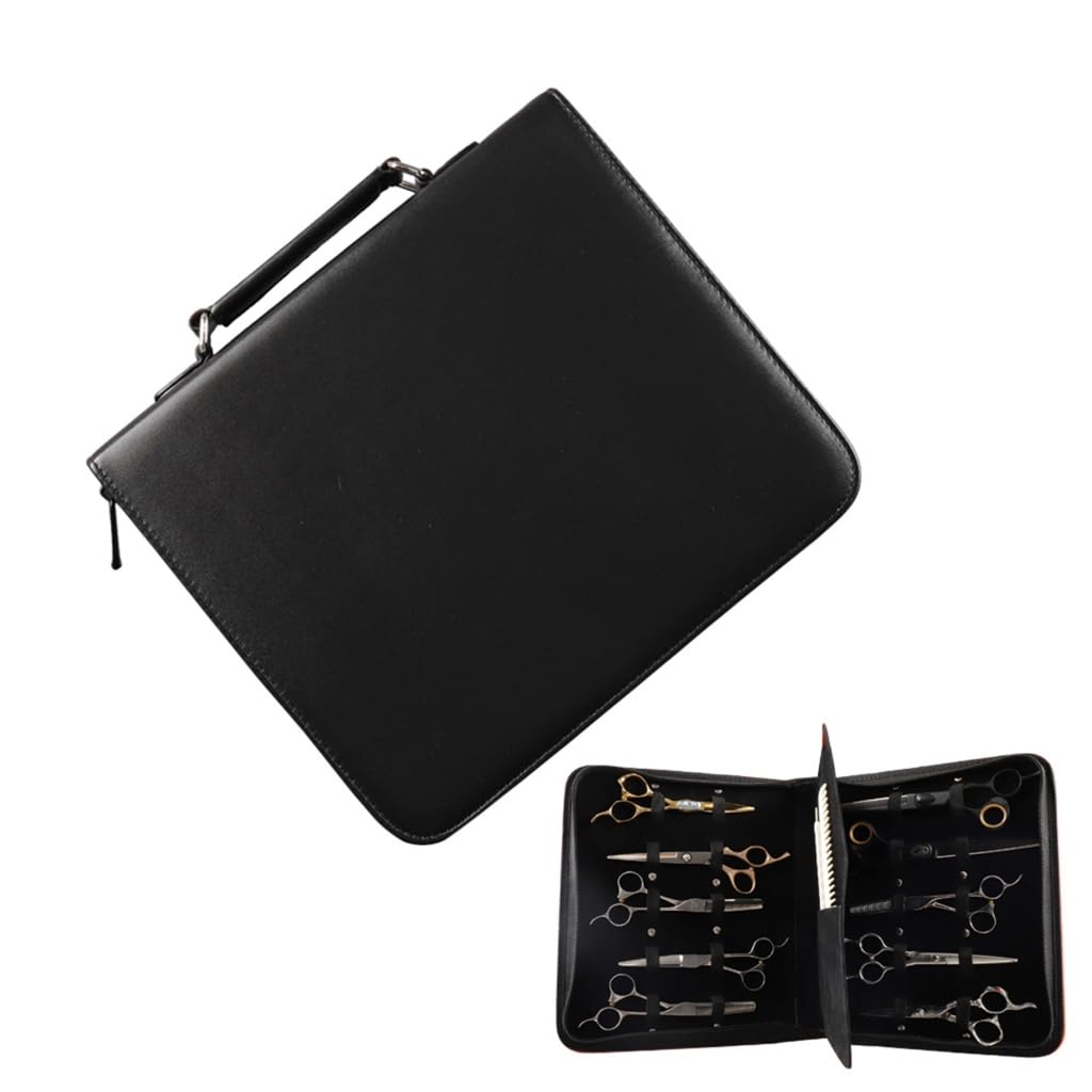 Hair Scissor Bag Clips Comb Case Hairdressing Barber Bags Holder PU Bag