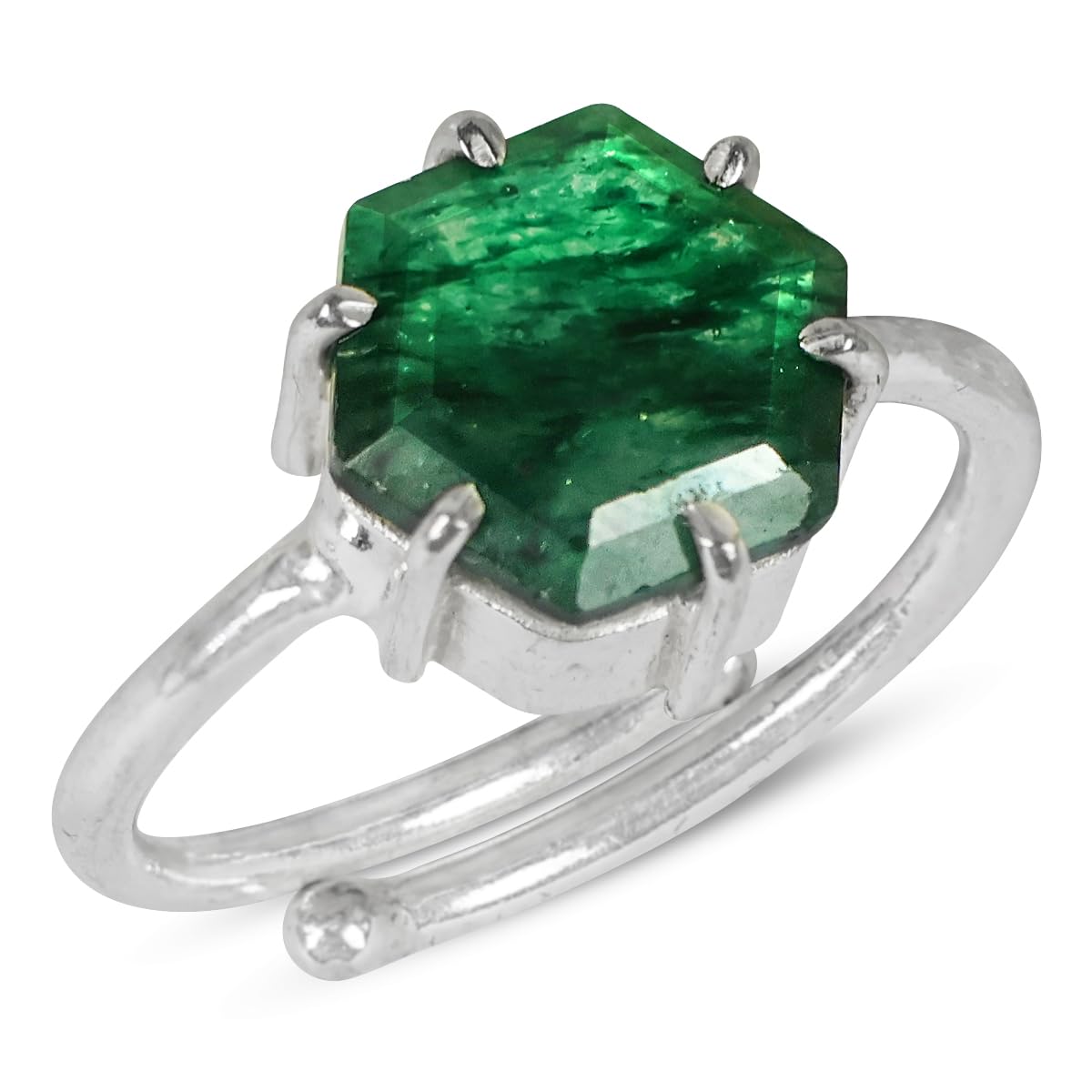 Reiki Crystal Products Natural Green Aventurine Gemstone Adjustable Ring Stone Ring for Women Men (B0D966W6LD) Amazon Price History, Amazon Price Tracker