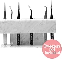 Vista 2 de Suministros para extensiones de pestañas, soporte para pinzas, suministros de extensión de pestañas, accesorios, herramientas, almacenamiento