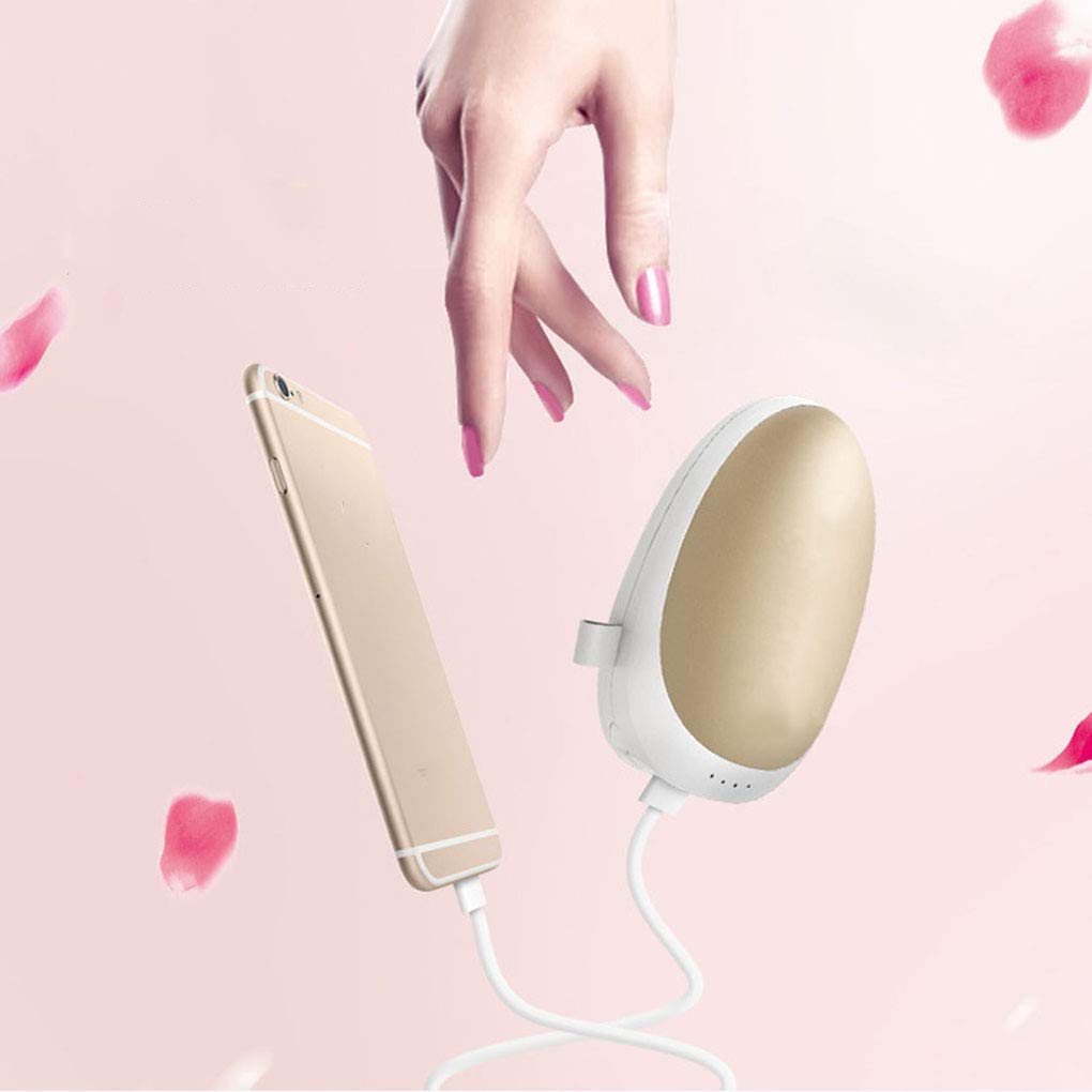 Scaldamani Powerbank 7500mah, Scaldamani Tascabile Ricaricabile USB Scaldamani Elettrico a Doppia Faccia per Donna Uomo in Inverno Powerbank