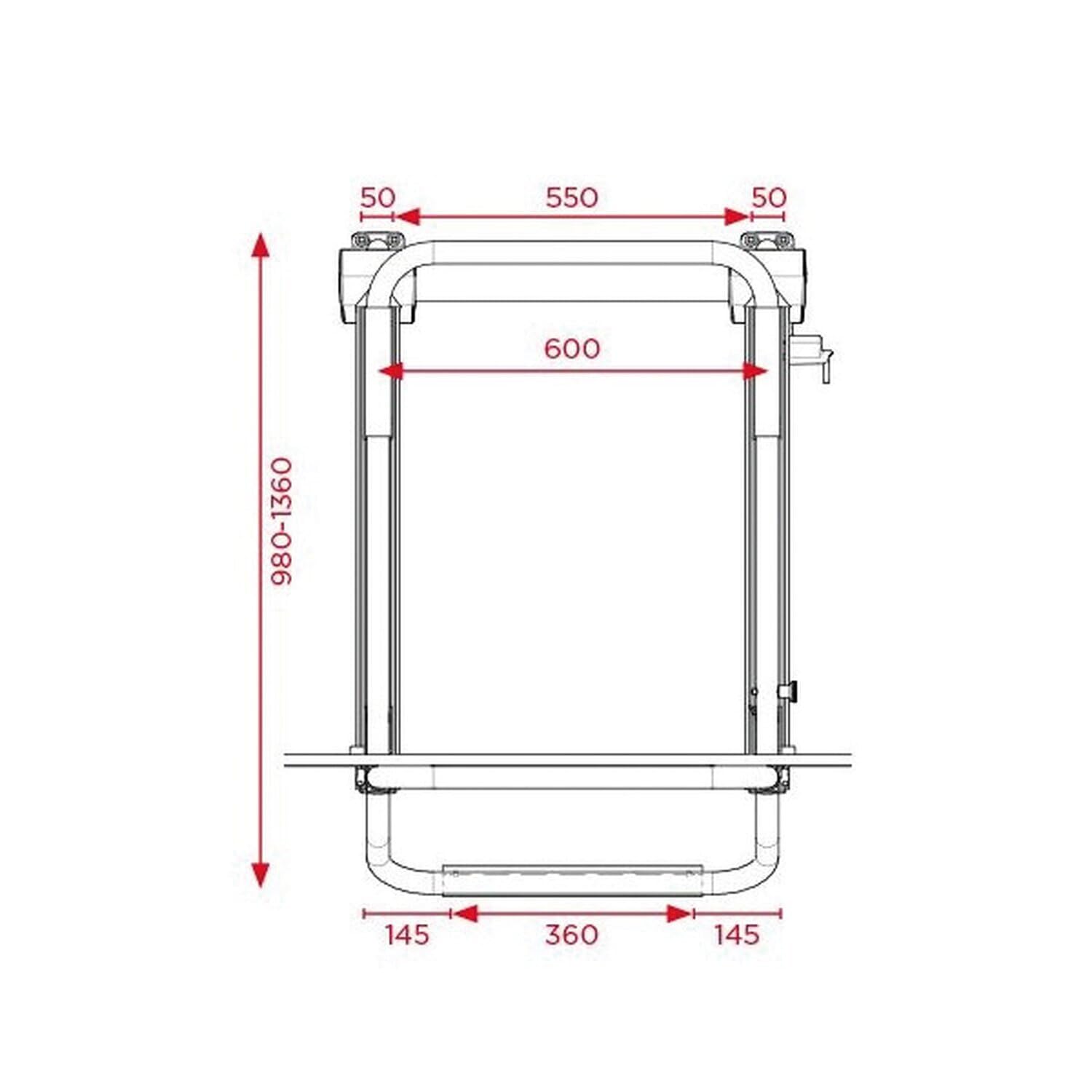 Portabicicletas Bike Lift BR-System Modelo - Carril