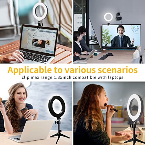 Lampe de table LED à clipser de 15,2 cm offrant un éclairage uniforme pour ordinateur - 2