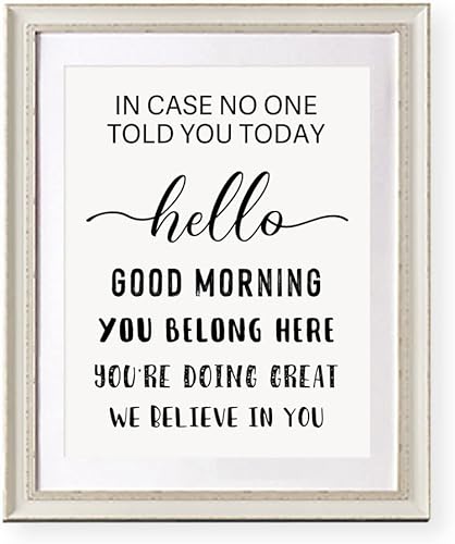 Miniatura 5 de In Case No One Told You Today, Hello, Good Morning, I Believe In You, Motivational Classroom Quotes, School Positive Quotes, Classroom Wall Decor,