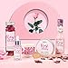 Spa Gifts for Women, Gift Set for Women, BFF LOVE 6Pcs Rose Spa Set for Women, Spa Kit with Essential Rose Oil, Bath Salt, Soap, Natural Petals, Christmas Gifts for Mom