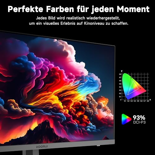 27 Pollici Gaming Monitor, schermo 200Hz Fast IPS FHD 1ms, Adaptive Sync 75 x 75 mm VESA, 2xHDMI 2.0 e DisplayPort 1.4, nero - Monitor - Immagine 5