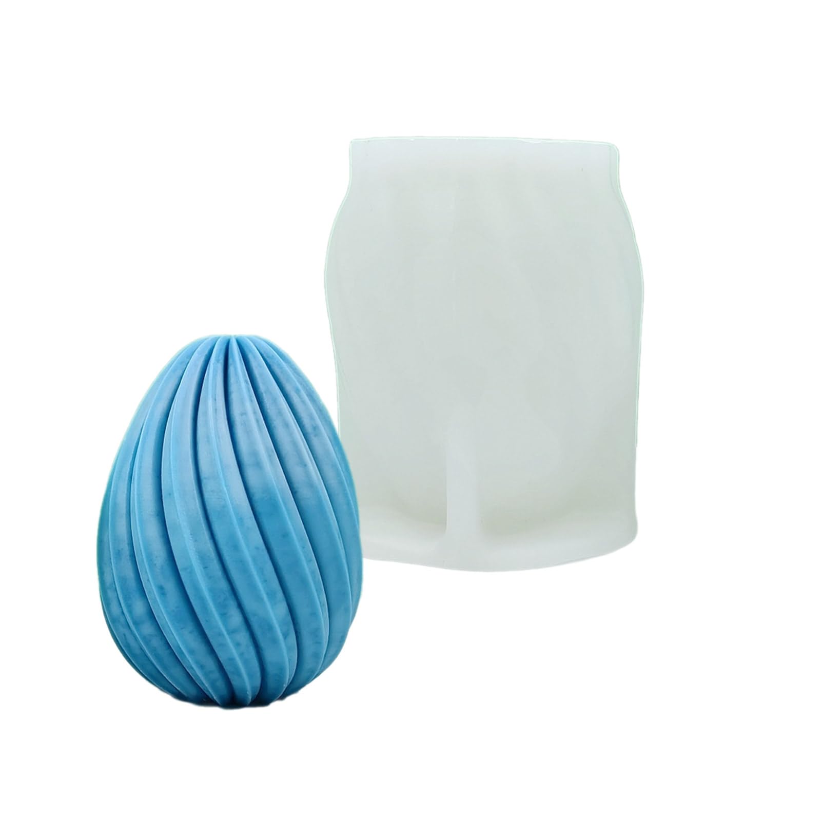 Moules en silicone spirale pour créer vos bougies de table élégantes
