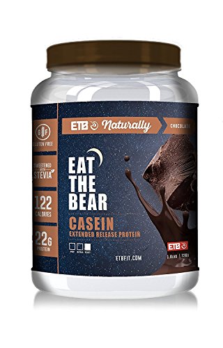 Eat The Bear Grizzly Micellar Casein, Chocolate, 1.6 Pound