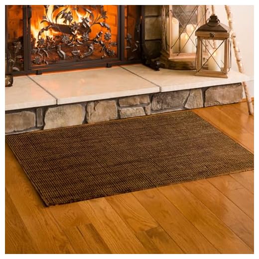 31+ Creative Wood Stove Ideas for Cozy Homes 3 Plow & Hearth Dalton 2x3'6" Hearth Rug Fireproof | Chocolate | Wool Blend Fireplace Mat | Hearth Rugs for Fireplaces Fire Resistant | Protect Hardwood Floor and Carpet from Sparks and Embers