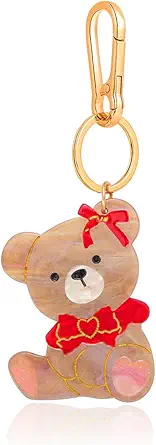 Cute Smiley Face Coffee Cup Keychain - Mini Realistic Coffee Mug Charm with Gold Metal Chain
