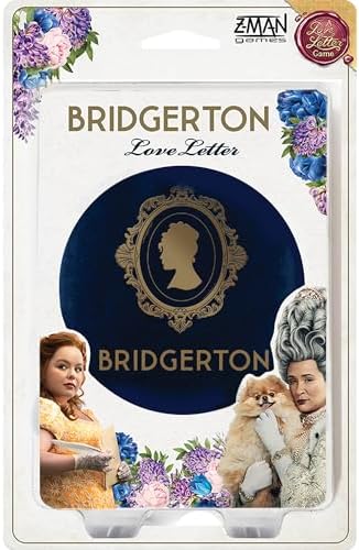 Bridgerton Love Letter Card Game - Unmask Lady Whistledown's Identity! Strategy Game for Kids and Adults Based on The Hit Neflix Series, Ages 10+, 2-6 Players, 20 Minute Playtime, Made by Z-Man Games