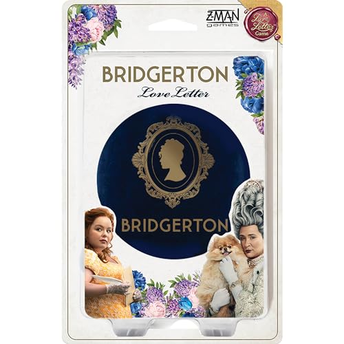 Image of Bridgerton Love Letter Card Game - Unmask Lady Whistledown's Identity! Strategy Game for Kids and Adults Based on The Hit Neflix Series, Ages 10+, 2-6 Players, 20 Minute Playtime, Made by Z-Man Games