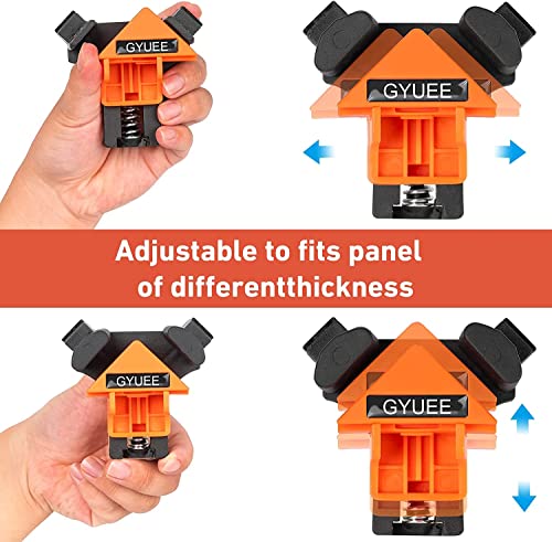 Gyuee 90 Degree Angle Clamps, Woodworking Corner Clip thumb #3