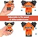 90 Degree Angle Clamps, Woodworking Corner Clip, Right Angle Clip Fixer, Set of 4 Clamp Tool with Adjustable Hand Tools (orange+black)