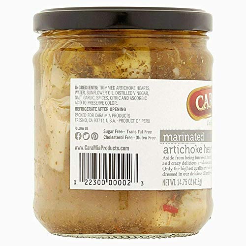 Cara Mia Marinated Artichoke Hearts, California Style, 14.75 Oz. (2 Pack) - Thumbnail 2