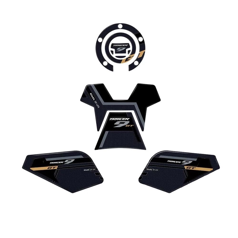 Motorbike Tank Pads Accessories Non-Slip Side Fuel Tank Protection Pad for for Tracer 9GT Motorcycle Sticker Decal Stickers