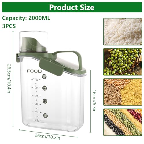 Céréales ramollies ? Utilisez ces boîtes de conservation hermétiques de 2000 ml - 3