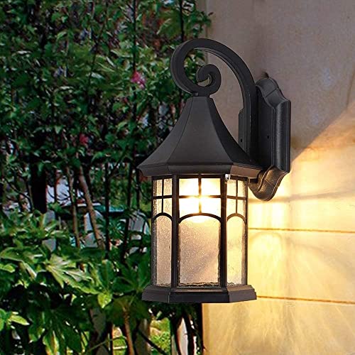 Luminaire extérieur victorien rustique pour éclairage de façade