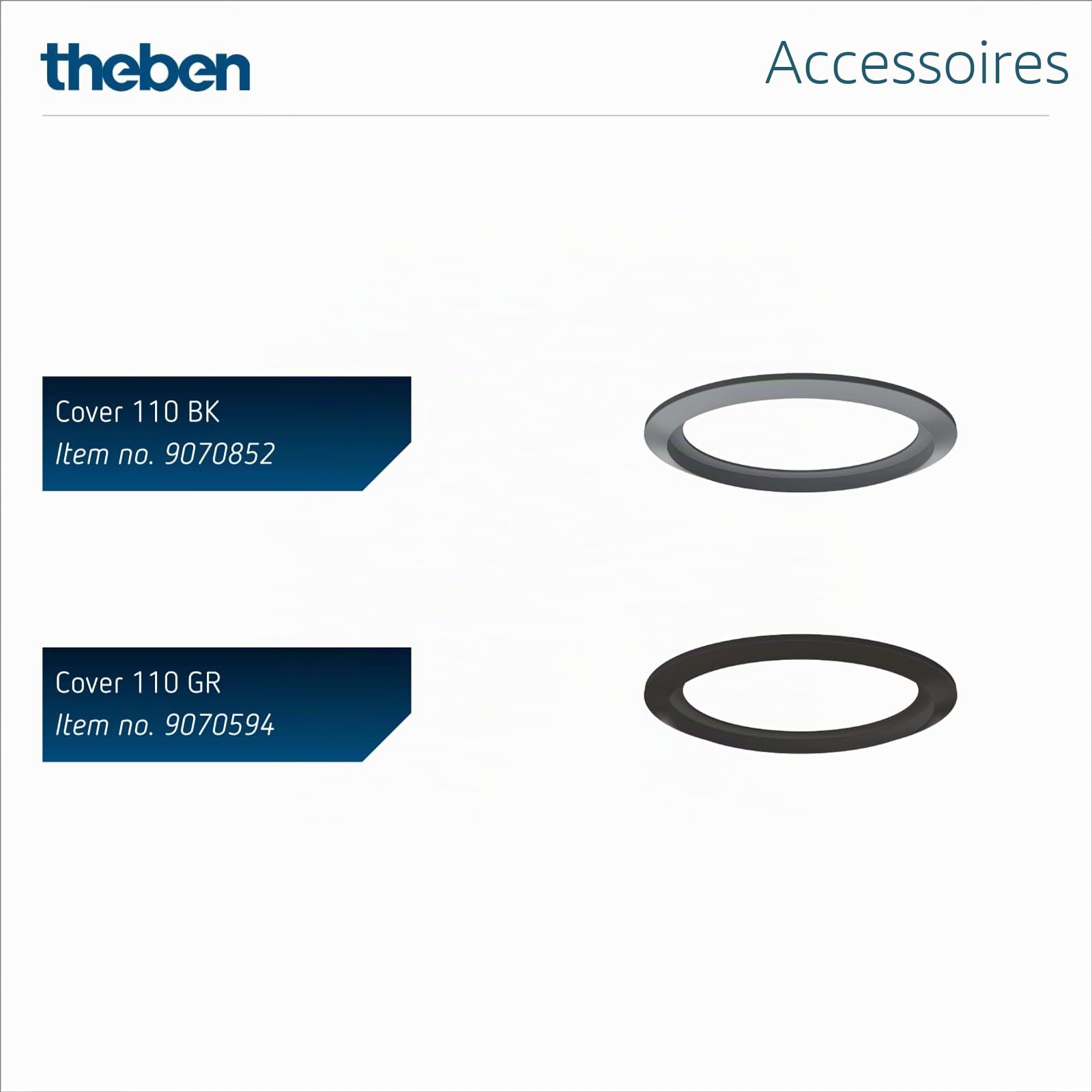 Theben 1030560 theMova S360-100 DE détecteur de Mouvement 360° 8 m Plafond