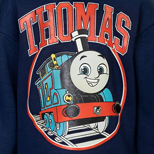 Thomas & Friends Moletom com capuz Tank Engine para bebês e crianças pequenas, Azul marinho, 5 Anos