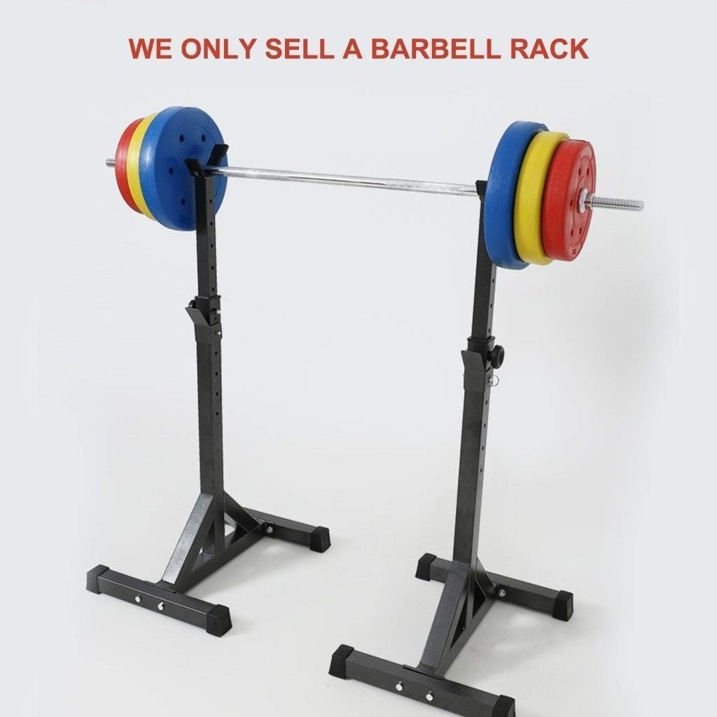 ERoomQ Squat Rack Dipping Station Barbell Rack Dip Stand Fitness Bench Press Home Professional Squat Rack Split Adjustable Bench Press Rack Bold Barbell Rack 6-Level Height Adjustment Wei