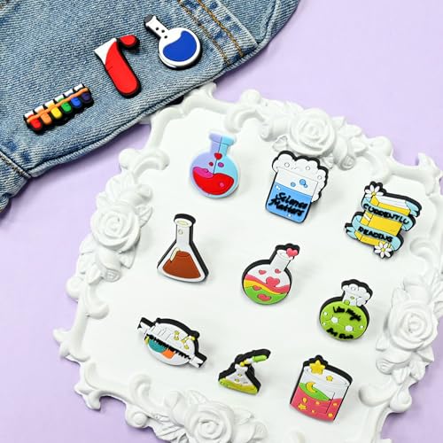 Image of Cute Pins Bulk, Funny Lapel Badge Pins Rubber Brooch Pins for Backpacks, Hats, Bags