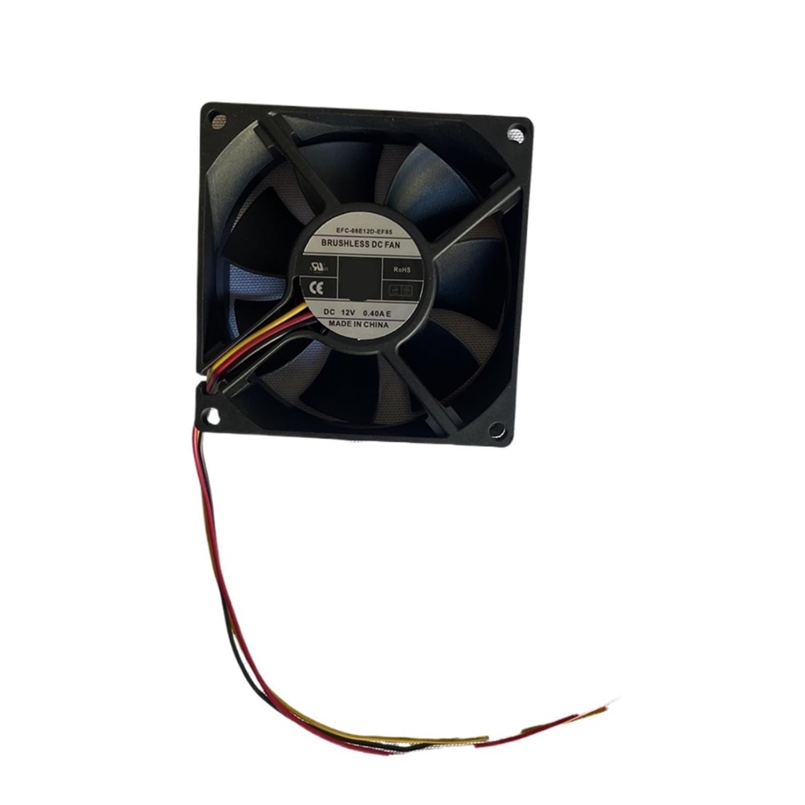 QNEZIQTMH DC Fan 80mm Cooling Fan EFC-08E12D-EF05 8025 0.40A 12v